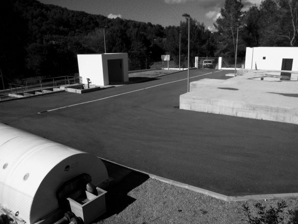 Estación de depuración de aguas residuales en Sant Josep