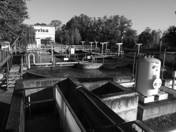 Estación de depuración de aguas residuales en Riudellots de la Selva