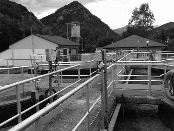 Estación de depuración de aguas residuales en El Pont de Suert