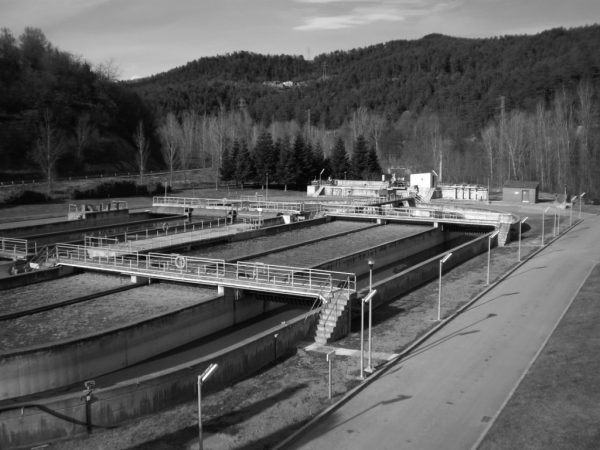 Estación de depuración de aguas residuales en Ripoll