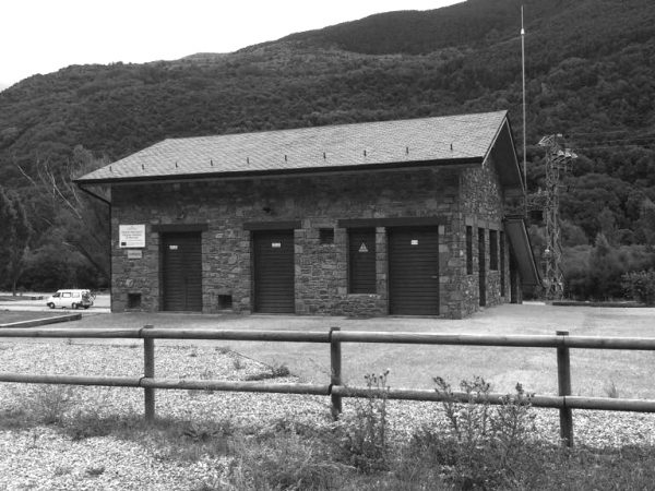 Estación de depuración de aguas residuales en  Barruera