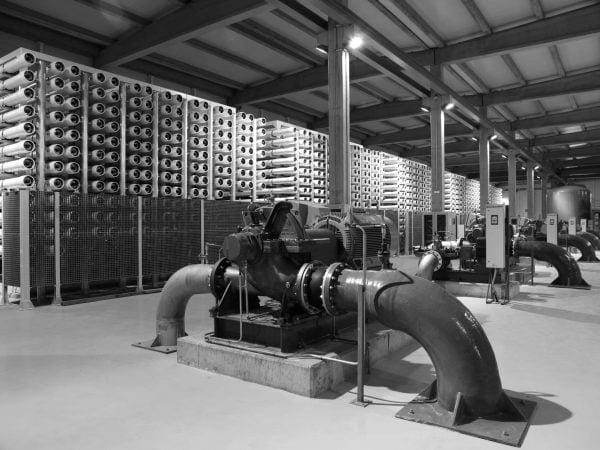 Estación de tratamiento de aguas potables en Sant Joan Despí