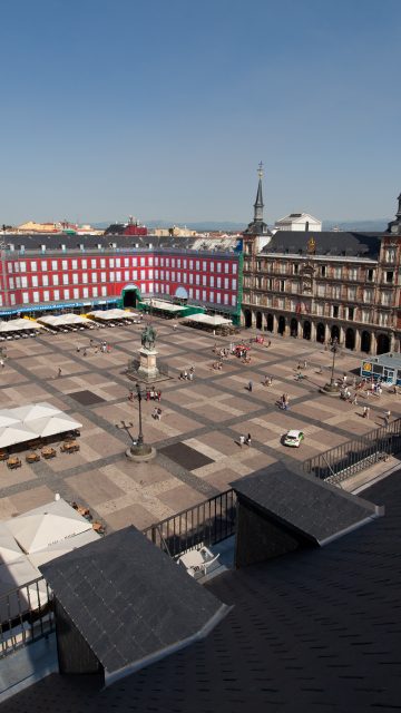 Restauración Plaza Mayor de Madrid por Ferrovial